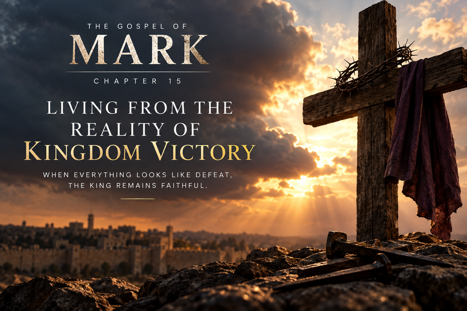 Mark 15 – Living From the Reality of Kingdom Victory